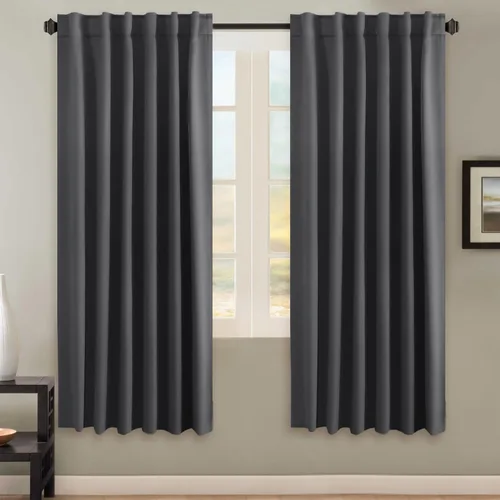 Vista 16 de H.VERSAILTEX Cortinas Opacas con Aislamiento Térmico, Paneles de Tratamiento de Ventanas que Oscurecen la Habitación, Cortinas Opacas para Sala