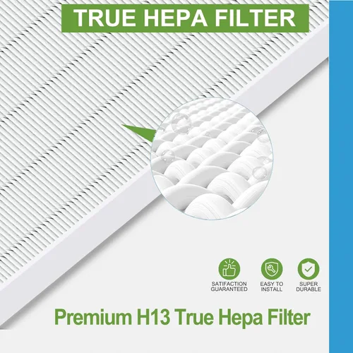 Vista 4 de Filtros de repuesto HEPA 115115 A para purificador de aire Winix PlasmaWave C535 5300 5300-2 6300 6300-2 P300 AM90 C909 9800, 3 filtros True HEPA