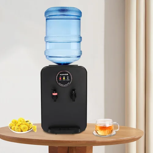 Vista 6 de Dispensador de enfriador de agua de carga superior, dispensador de enfriador de agua para encimera, 3 temperaturas, capacidad para botellas de 3 o 5