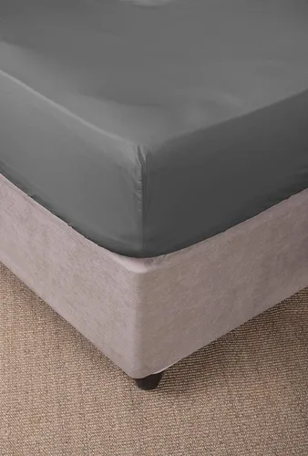 Vista 4 de Juego de sábanas de microfibra para caravana, litera completa de 48 x 75 3/4, gris oscuro sólido, sábanas para campistas, caravanas y remolques