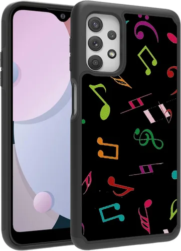 Vista 18 de Funda diseñada para Samsung Galaxy A32 (6.5"), funda duradera para teléfono con diseño de mármol abstracto firmado para Galaxy A32 5G, resistente