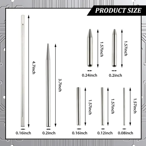 Vista 2 de 12 kits de herramientas de modelo de metal que incluyen 7 herramientas de modelo de doblado de borde largo, herramienta de torsión de lengüetas