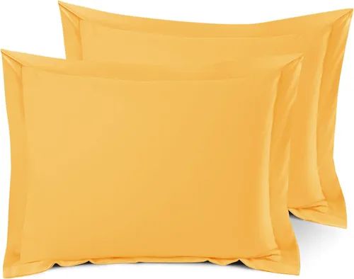 Vista 92 de Nestl Juego de 2 fundas tipo sham de almohada suaves - Fundas de almohada de microfibra de doble cepillado - Fundas de almohada de cama premium