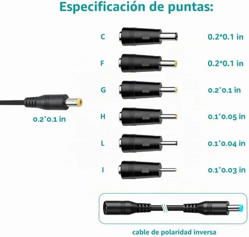 Vista 2 de Fuente de alimentación de 9V 2A DC 9V Cable de alimentación