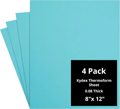 Vista 156 de Kydex Sheets - Solid Color DIY Kit for Crafting Holsters, Sheaths, and Mag Pouches - (8x8, 8x12, 12x12), Premium Thermoform Sheets - Thick, Durable