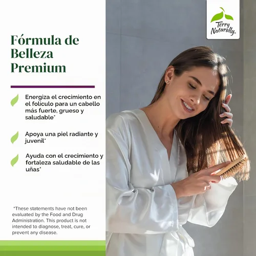 Vista 3 de Terry Naturally Esenciales para el cabello, la piel y las uñas, soporte