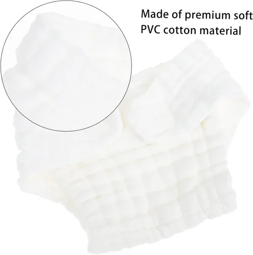 Vista 2 de Healeved Pañales de tela lavables para recién nacidos, talla S, pañales reutilizables para bebé con tela impermeable y transpirable, protección
