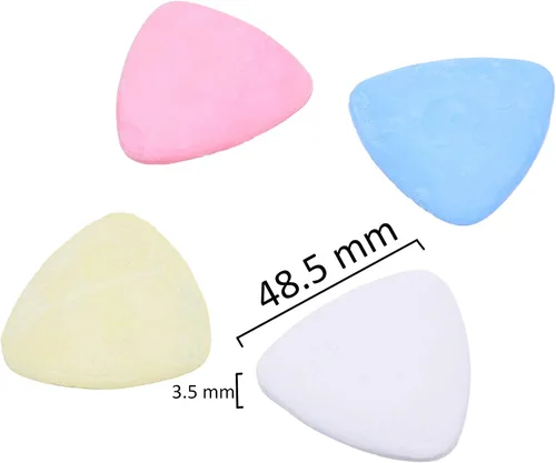 Vista 3 de Kare Kind 30 tizas de sastre – Nociones de costura y accesorios – Marcadores triangulares de tela para manualidades, costura, acolchado, viene