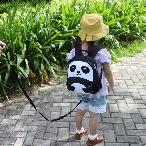 Vista 11 de Yodo, Bolsa para almuerzo aislada y mochila preescolar infantil, con correa de arnés de seguridad para niños o niñas, Dinosaur