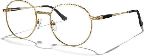 Vista 9 de Gafas de lectura redondas para mujer, diseño de moda, gafas de computadora y bisagras de resorte