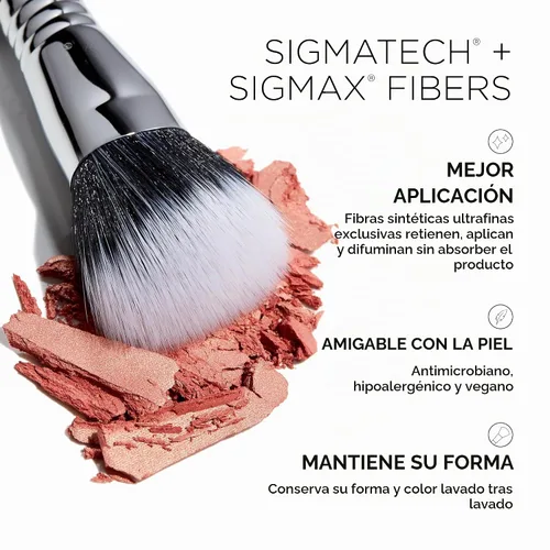 Vista 5 de Sigma Beauty F53 Air Contour/Blush™ - Cepillo de maquillaje bronceador