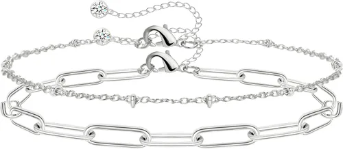 Vista 122 de Long tiantian Pulsera de oro gruesa para mujer, pulseras de oro delicadas, pulseras para mujer, pulseras apilables de eslabones de cadena