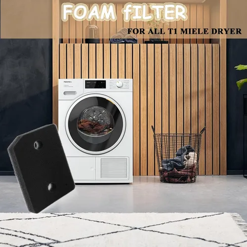 Vista 6 de 9164761 Filtro para Miele Plinth Filtro de repuesto T1 Bomba de calor Secadoras Reemplazar TMB540WP TKS850WP TKG840WP TKS650WP TKB150WP TKG450WP