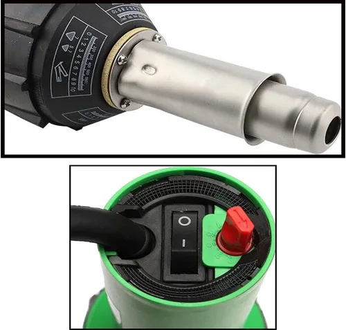Vista 4 de Beyondlife 1600W Pistola de Aire Caliente para Soldadura de Plástico Pistola de Calentamiento de PVC Pistola de Gas Caliente Herramienta