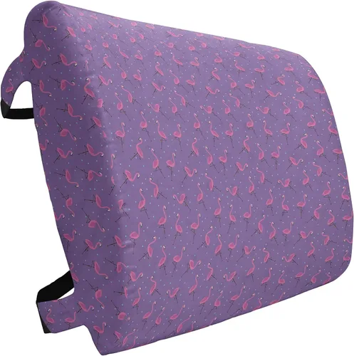 Vista 28 de Ambesonne Almohada de viaje para pizza, con patrón dibujado a mano, menú de pizzería, comida rápida, deliciosa comida gourmet, accesorio de viaje