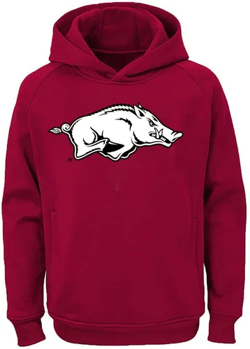 Vista 14 de NCAA Youth 8-20 Team Color Performance Primary Logo Sudadera con capucha Aburn Tigers Armada