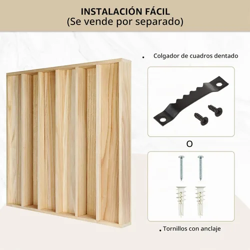 Vista 5 de BXI - Difusor de sonido de madera, paneles de difusión acústica de 24 x 24 x 2.8 pulgadas de grosor, añaden vitalidad musical a la sala de escucha