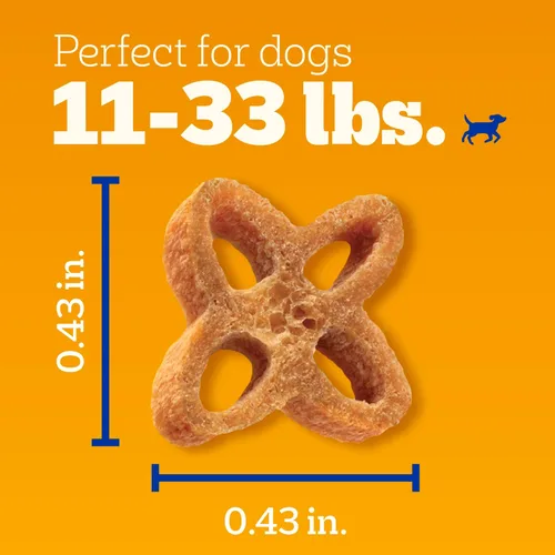 Vista 5 de Pedigree Dentastix Chewy Chunx - Golosinas dentales pequeñas para perros, pollo, 13.5 onzas