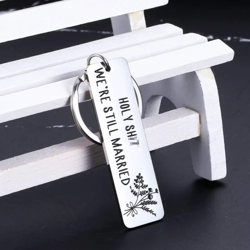 Vista 3 de Annivesary for Her Him llavero divertido regalos para esposa marido compromiso boda regalos para parejas hombres mujeres esposa esposa regalos