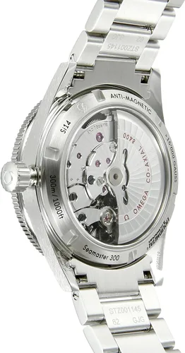 Vista 2 de Omega Seamaster300 Reloj automático suizo plateado para hombre 23330412101001