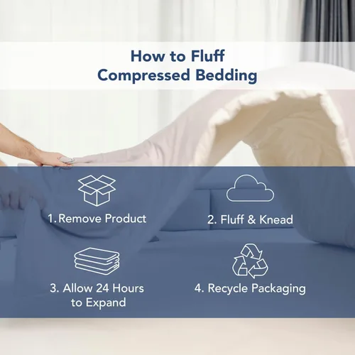 Vista 5 de Serta Memory Flex - Cubrecolchón suave de 2 pulgadas, protector de colchón acolchado resistente a las manchas con bolsillo de 15 pulgadas para un