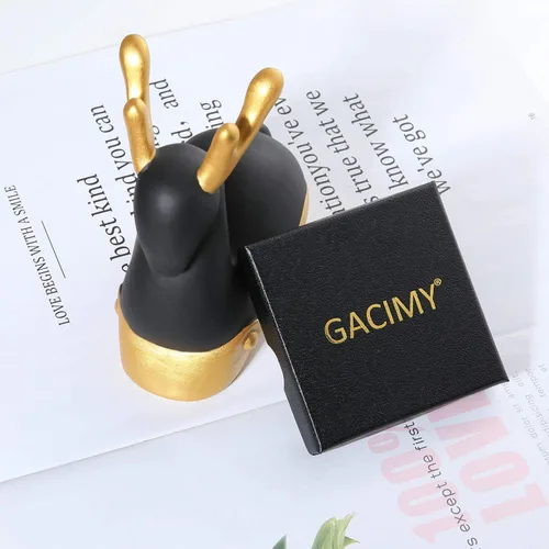 Vista 6 de Gacimy - Arracadas de mujer de oro de 14 quilates, aretes Huggie pequeños con broche para cartílago.