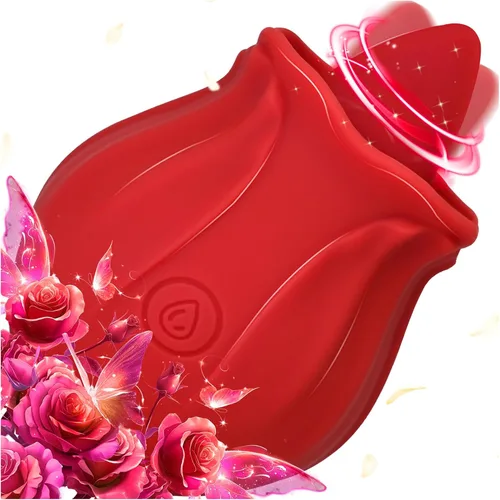 Vista 8 de Juguete de lengua rosa – Vibrador estimulador de clítoris con lamer y vibración, vibrador de lengua para mujeres, juguete sexual para placer