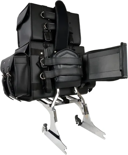 Vista 2 de Milwaukee Performance SH65001 Paquete Touring de PVC grande de cuatro piezas negro con bolsa de barril