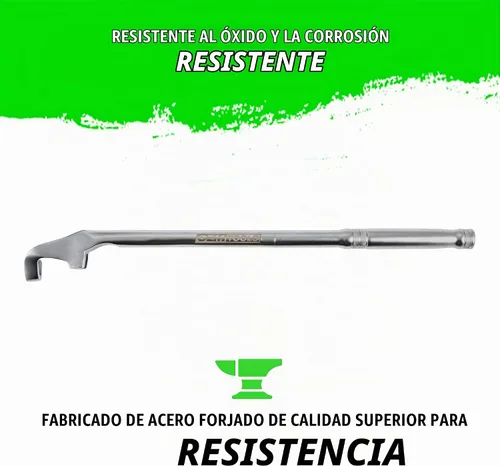 Vista 5 de OEMTOOLS 22656 Herramienta Extensora de Llave, Aumenta el Torque en Espacios Reducidos, Extensión Universal de Llave para Pernos Oxidados, Llaves