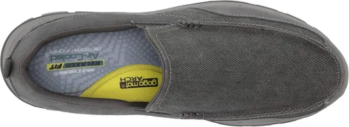 Vista 5 de Skechers USA Men's Palmero-Matthis Moc Toe - Lona sin cordones