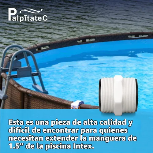 Vista 7 de Conector de manguera de piscina de 1.5 pulgadas para Intex Coleman W/2