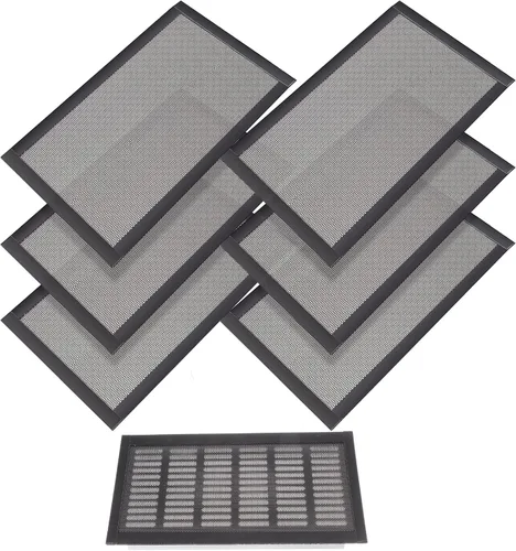 Vista 14 de Cubiertas de ventilación de piso rectangulares, cubierta de rejilla de ventilación de aire, cubierta magnética de malla de ventilación de PVC