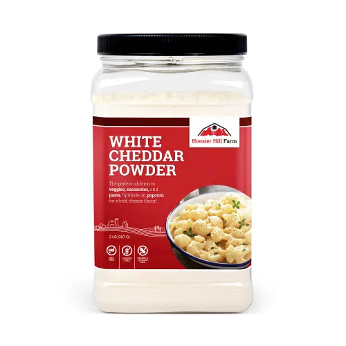 Vista 9 de Queso Cheddar Blanco en Polvo de Hoosier Hill Farm, 1 Libra (Paquete de 1)