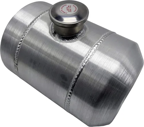 Vista 3 de JSD - Tanque de combustible giratorio de llenado central de 2.5 galones, 12" x 8", tanque de gasolina 1/4 NPT para Go Kart