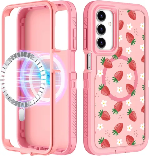 Vista 37 de Funda para Moto G 5G 2024 – Compatible con MagSafe para mujeres y niñas, bonita funda protectora magnética para teléfono, diseño femenino Kawaii