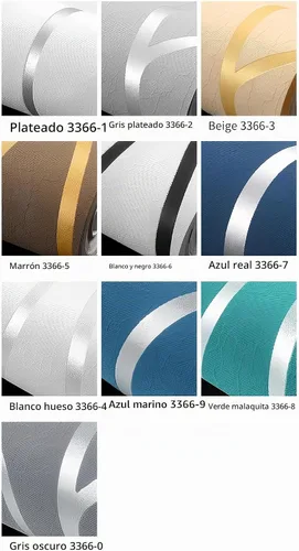 Vista 5 de Papel pintado no tejido con patrón geométrico nórdico de líneas modernas, simple y elegante para sala de estar, fondo para televisión, decoración