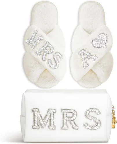 Vista 7 de Xtinmee - Bolsa de maquillaje personalizada para el día de la boda, S