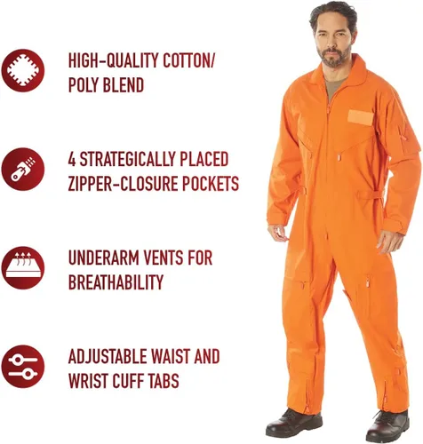 Vista 10 de Rothco - Traje de vuelo para hombre, disfraz de piloto de combate para cosplay