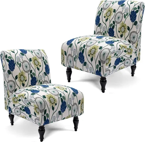 Vista 36 de Liykimt Funda para Silla de Acento sin Brazos Slipcover, Funda Slipcover para Silla Slipper de Spandex Elástico Extraíble para Silla sin Brazos