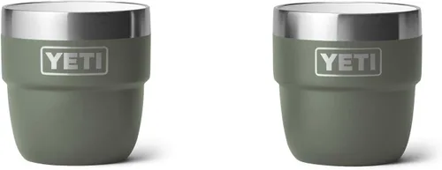 Vista 18 de YETI Rambler - Vaso apilable de 4 onzas, acero inoxidable, taza de café/espresso aislada al vacío, 2 unidades Blanco