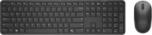 Vista 7 de Dell Teclado y mouse inalámbricos avanzados - KM520 - Inalámbrico, interfaz de 2.4 GHz, receptor inalámbrico USB, volumen, teclas de acceso rápido