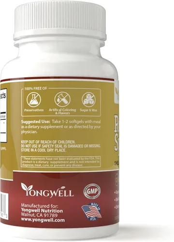 Vista 6 de Reishi Esporas Aceite Shell Broken Extra Strength 500mg (60 cápsulas blandas)