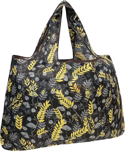 Vista 33 de allydrew Large Foldable Tote Nylon Reusable Grocery Bags