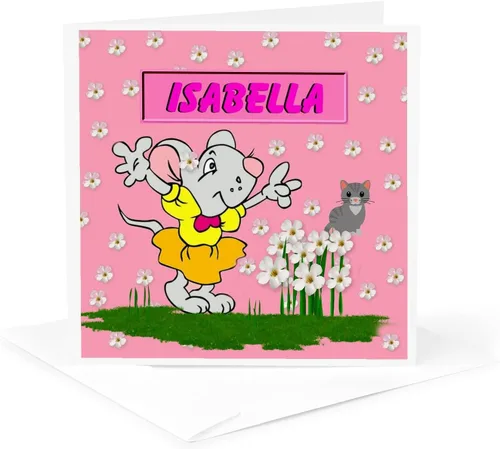 Vista 14 de Tarjeta de felicitación - Cupcake de hurón comiendo - Animales