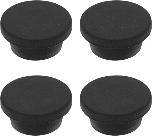 Vista 157 de MECCANIXITY - Tapones de silicona en forma de T (26mm, 1 pulgada de diámetro), color negro