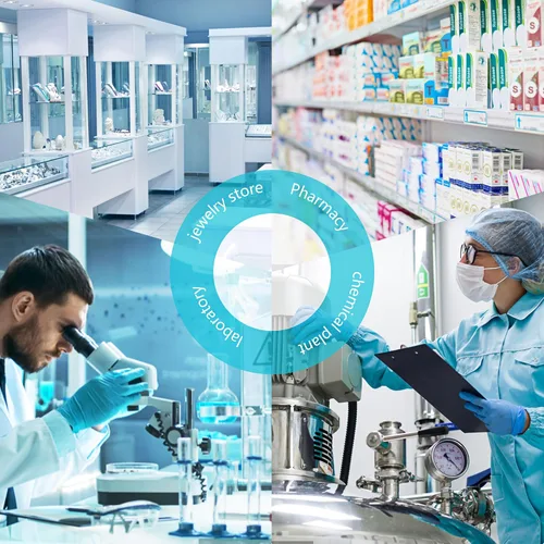Vista 7 de Báscula de laboratorio de 3.53 oz x 0.00 oz, balanza analítica de alta precisión con parabrisas digital. Báscula electrónica de gramos