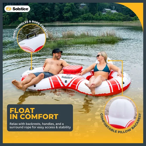 Vista 5 de Solstice Inflatable Tube Float