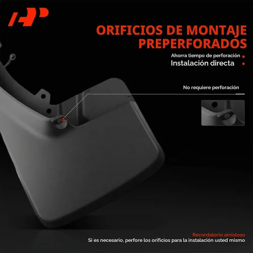 Vista 6 de A-Premium 4 piezas de guardabarros compatibles con vehículos Dodge, Ram - Ram 1500 2009-2010 2500 3500 2010, 1500 2500 3500 2011-2016