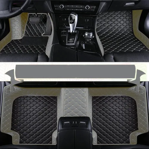 Vista 39 de Alfombrillas personalizadas para Prado Sedan 2000-2023, cobertura completa de accesorios para piso interior del vehículo (beige)