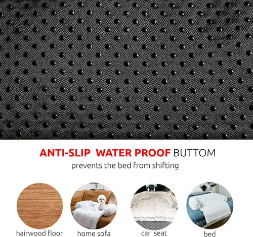 Vista 4 de HACHIKITTY Tapete para sofá cama para perro, felpa suave, funda de sofá para perros, tapete protector de muebles para mascotas, tapete para sofá
